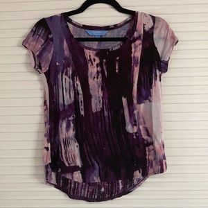 Vera Wang! 🔥4x HP! Women’s petite small designer short sleeve top!